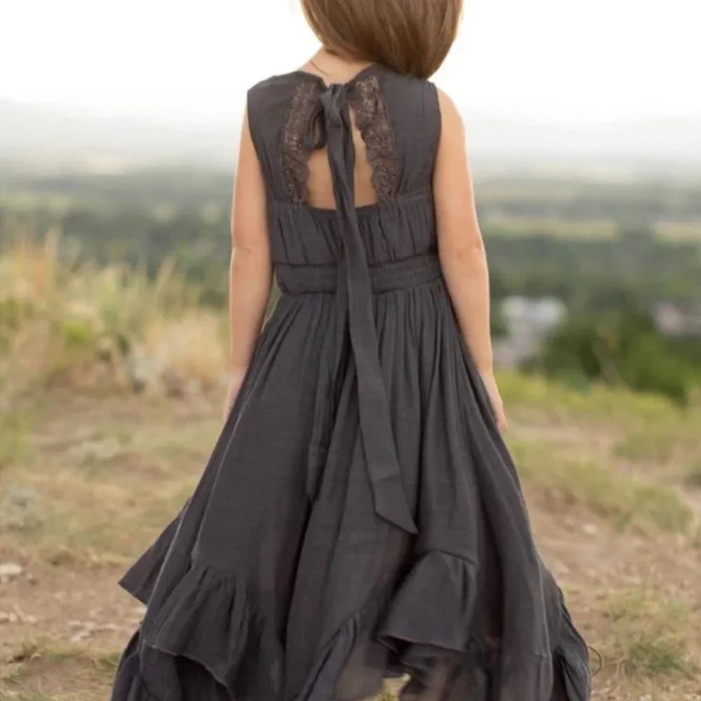 Mia Joy By Joyfolie‎ Gemma Maxi Dress In Charcoal